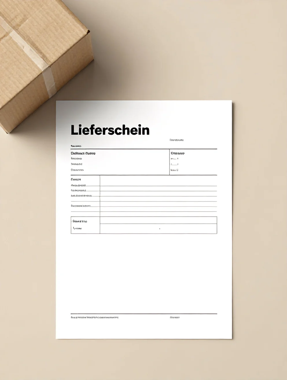 Lieferschein Vorlage – Kostenlos als Word, Excel & PDF