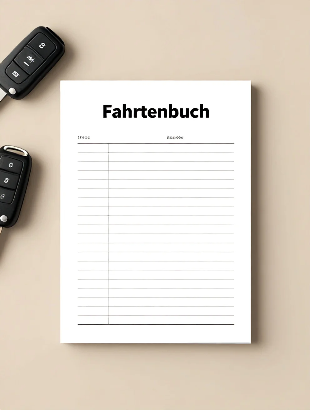 Fahrtenbuch Vorlage – Kostenlos als Excel