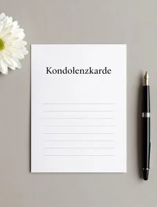 Kondolenzkarte Text Vorlage – Kostenlos Als Word & PDF