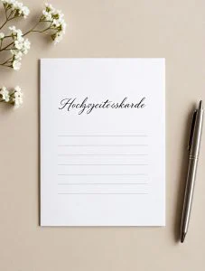 Hochzeitsglückwünsche Vorlage – Kostenlos Als Word & PDF