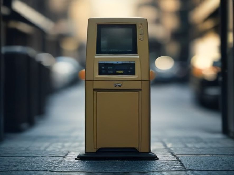 Parkscheinautomat als typischer Anlass für einen Eigenbeleg