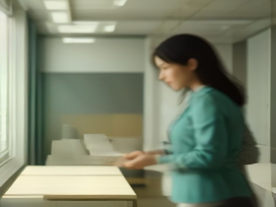 Zwei Kollegen geben sich im Büro die Hand