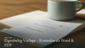 Eigenbeleg Vorlage kostenlos als Word und PDF Download