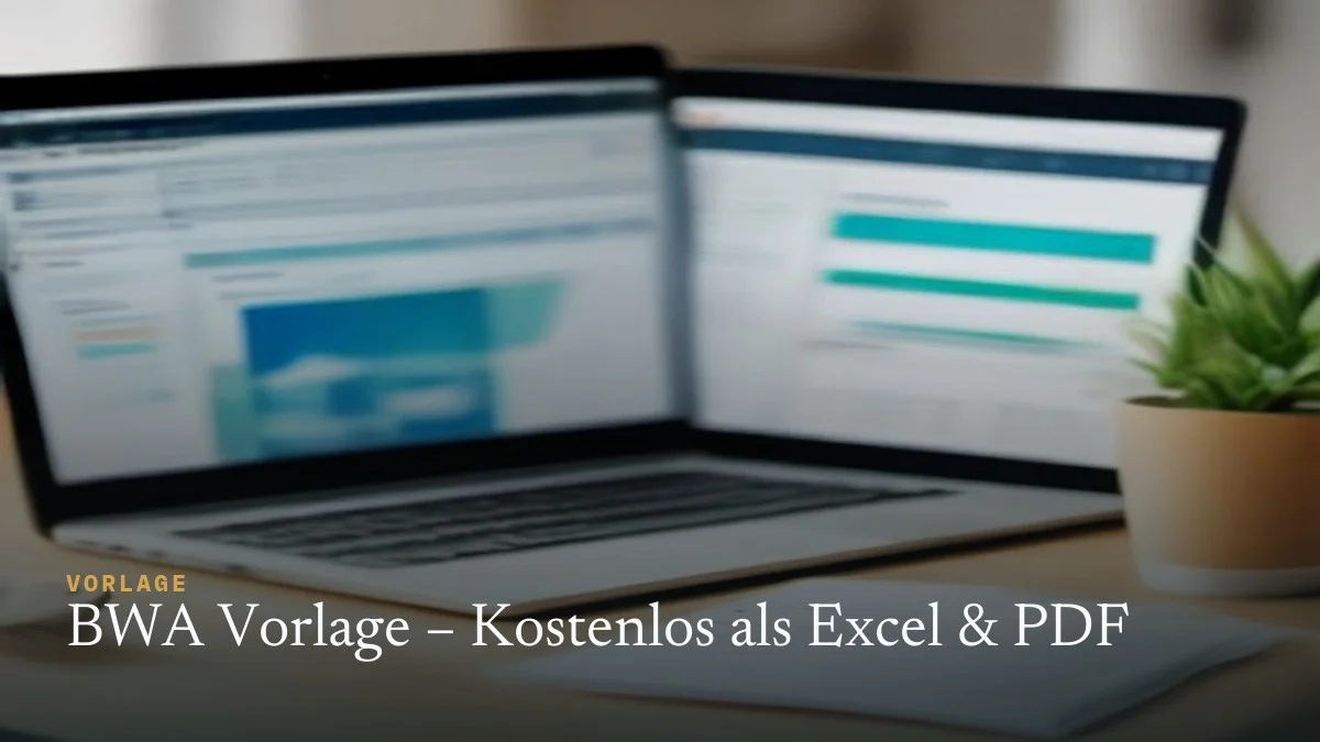BWA Vorlage – Kostenlos als Excel & PDF