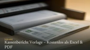 Kassenbericht Vorlage – Kostenlos als Excel & PDF
