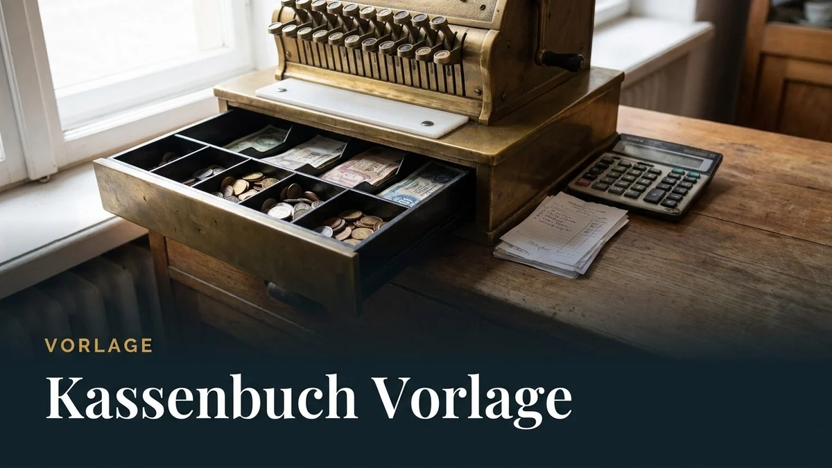 Kassenbuch Vorlage – Kostenlos als Excel & PDF